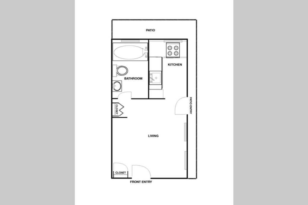 Rittenhouse Studio Apartment With Patio By Act Philadelphia Exterior foto